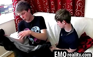 Bonny emo twinks in love make out and undress