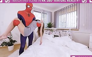 VRBangerssex Spider-Man: XXX Burlesque around erotic teen Gina Gerson
