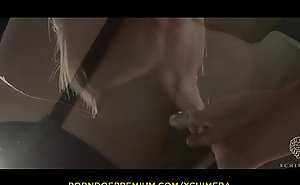 xCHIMERA - Wax wet blanket and bondage anal sex with Hungarian legal age teenager Zazie Skymm