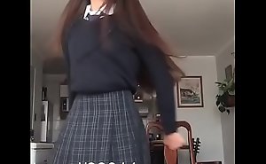 Legal age teenager Blue Cute Dance -  young Tight Twat