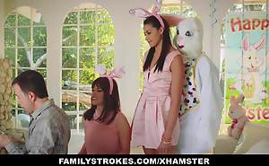 FamilyStrokes - Cute Teen Fucked By Easter Bunny Uncle
