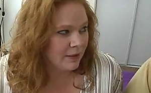 Big Titted Plumper Redhead Roze Gets The brush Obese Quim Drilled
