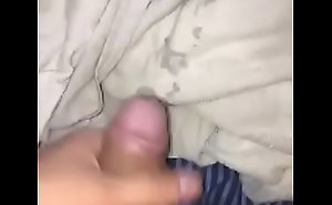 Jackson Vang has a quick cum session encircling his sexy cock