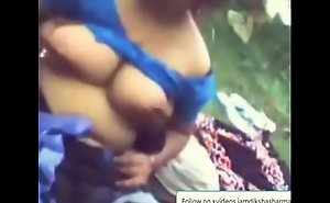 Big Boobs Desi Bhabhi Sex with Dewar in Public Park [Bangla]