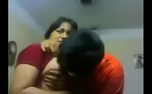 Bush-league Indian fuck movie team of two kiss sensually close close to