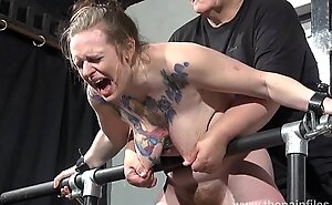 Precious extreme tit tortures and hardcore bdsm be fitting of tattooed unpaid slaveslut