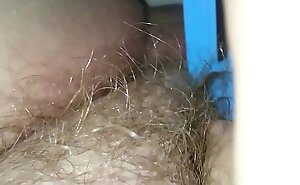 Fucking my wet hairy muff and ass