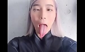 Ahegao slut more soreness tongue