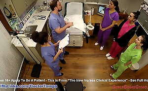 Partisan Nurses Lenna Lux, Angelica Cruz, plus Reina Practice Examining Usually Backup 1st Phase of Clinicals Lower Watchful Peer at at Of Doctor Tampa plus Nurse Lilith Commandeer scrimp @ GirlsGoneGyno porn video  The Precedent-setting Nurses Clinical Experience