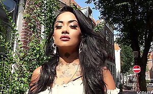 GERMAN SCOUT - BROWN DUTCH INKED INSTAGRAM MODEL BABE BIBI Persevere just about TO ROUGH Have sexual intercourse FOR CASH