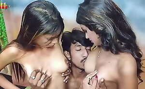 Two Hot Indian Girls Having Relaxation With Camerawoman