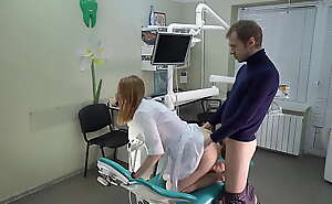 burnish apply patient screwed burnish apply doctor in doggystyle bend on burnish apply dental chair, she sucked cock and he cum in her indiscretion