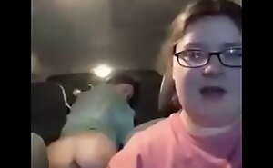 Teen Flashing Her Pussy In An obstacle Car