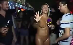 Nude newscaster