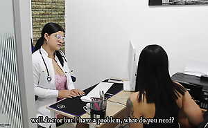 At a medical investiture my horny doctor copulates my slit - Porn hither Spanish