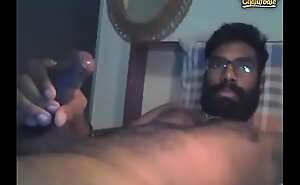 Handsome Tamil Indian With Blindfold Dick Cum