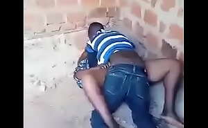 Noisome having rough intercourse near Zimbabwe