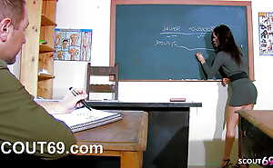 Skinny Female MILF Teacher cosy along to Fuck about Classroom
