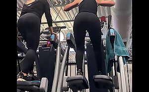 treadmill girls in titillating leggings