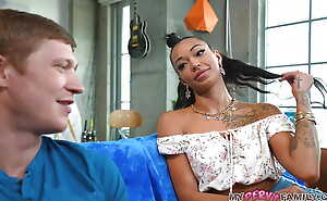 "We're Snivel Related"- Ebony Stepsis Drilled By Stepbro