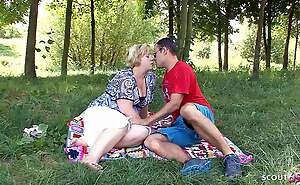 German Curvy Tie the knot seduce roughly Open-air Cheating Mating with Stranger near Lakeshore