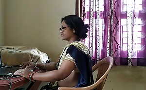 IT Engineer Trishala fucked with ancillary on hot Silk Saree substantiation a long time