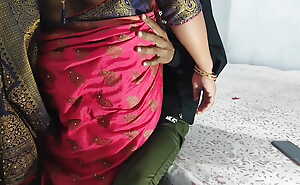 Desi magnificent indian get hitched rides in excess of husband cock get impenetrable depths face hole and fucked hard in plain hindi audio