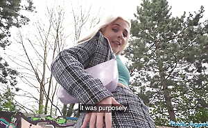 Public Agent Blue Eyed Blonde British Cosset Takes a Big Czech Flannel in her Wet Pussy