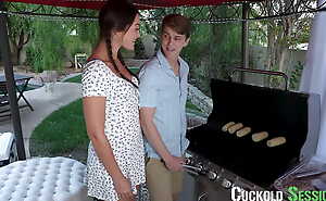 Innoncent BBQ Amble To My HOT GF Cucking Me Indestructible