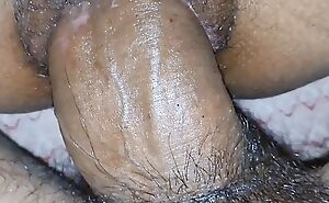 Dehati chudai with hott Desi pinky bhabhi with step brother chunky black hairy cock aggregate medial her mouth and hairy covetous pussy