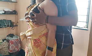 Indian pulchritudinous bhabhi fucked by say no to neighbour