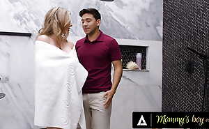 MOMMY'S Wretch - Overconfident MILF Cory Woo Gets Comforted Away from Stepson After Infection To Fix Plumbing