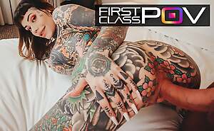Tiger Lilly Is an Inked Hottie Who Loves Facual cumshots