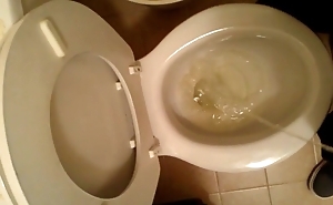 BBC pissing apropos toilet
